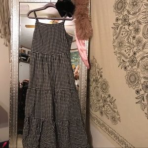 Old navy plaid maxi dress